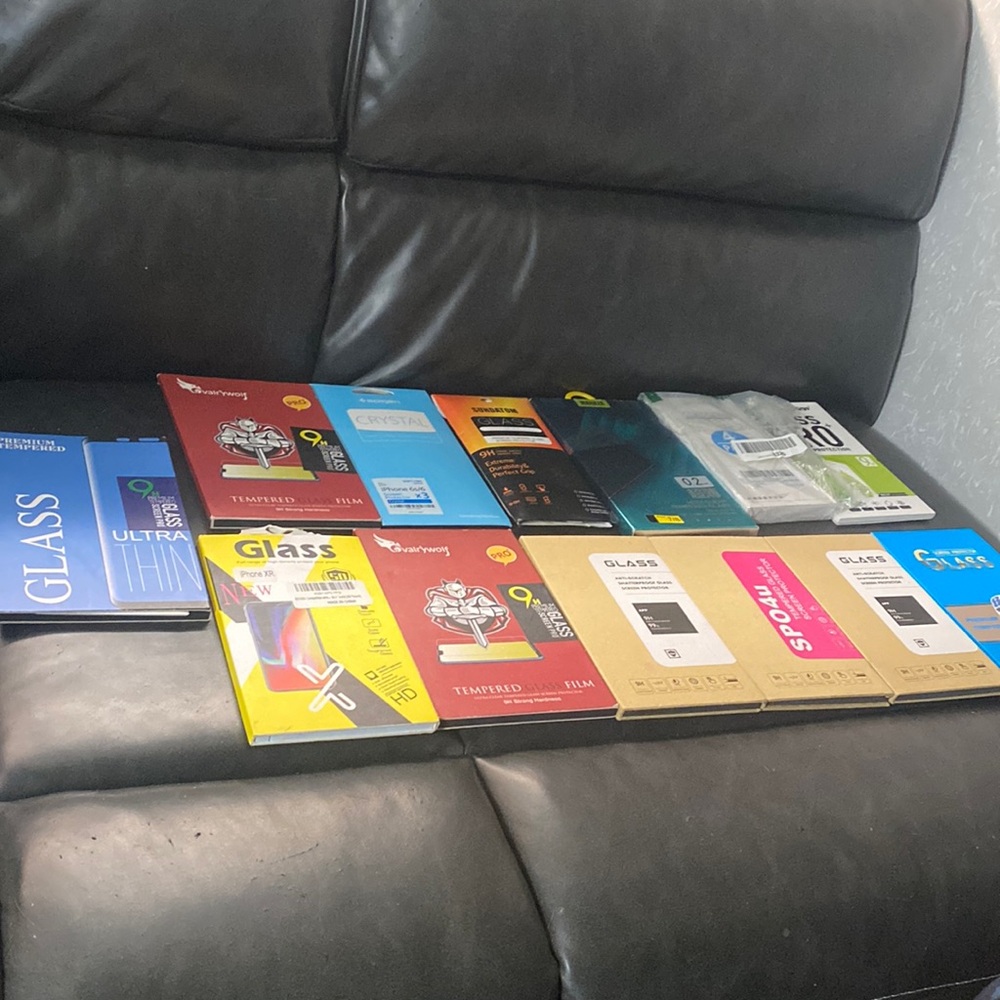 Bulk of 13 Screen Protectors